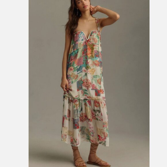 Anthropologie L NWT Sleeveless Chiffon Midi Dress Size Large Floral Maxi  New is available for purchase on au PAY Market - Imported Goods Online  Store Co.Ltd. | au PAY Market - Online